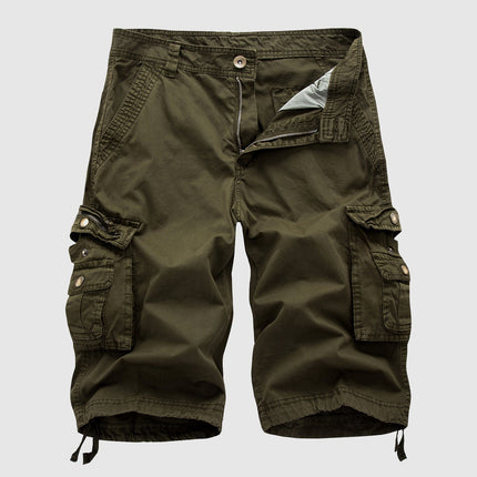 Mason | Relaxed Fit Knee Length Cargo Shorts with Utility Pockets