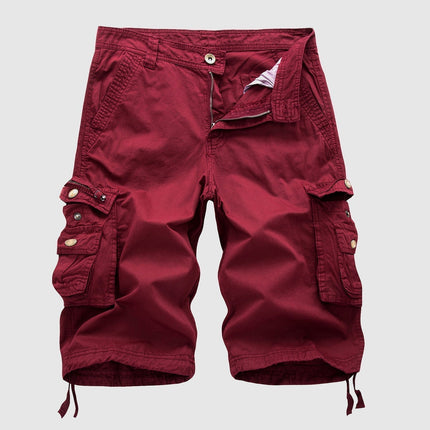 Mason | Relaxed Fit Knee Length Cargo Shorts with Utility Pockets