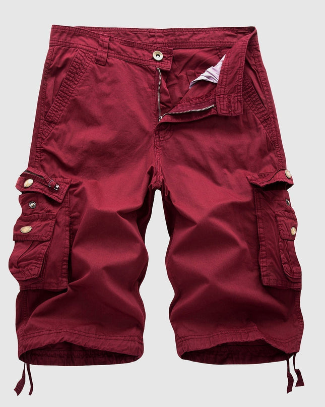 Mason | Relaxed Fit Knee Length Cargo Shorts with Utility Pockets