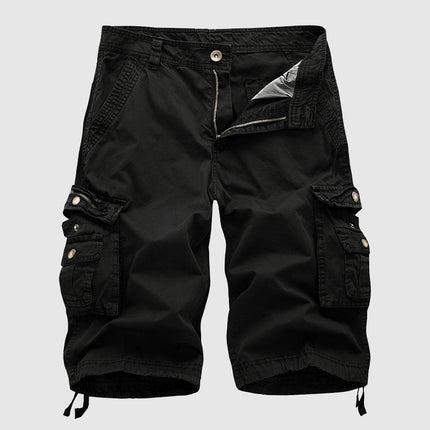 Mason | Relaxed Fit Knee Length Cargo Shorts with Utility Pockets