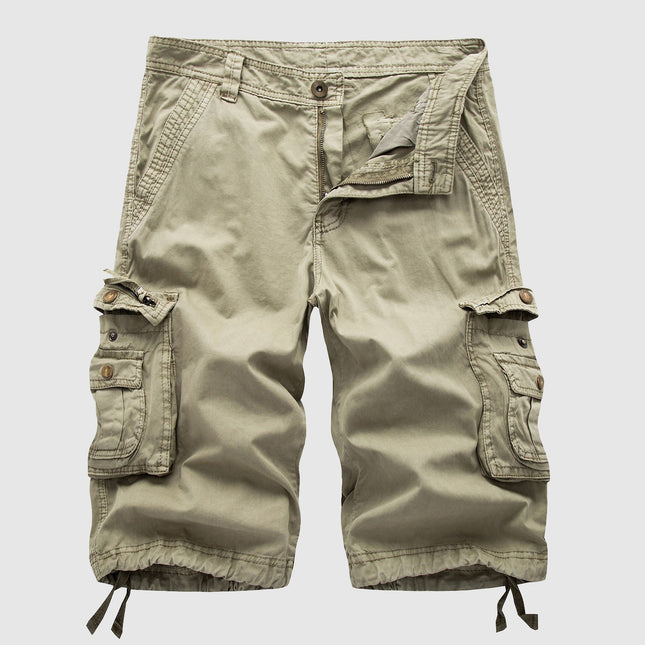Mason | Relaxed Fit Knee Length Cargo Shorts with Utility Pockets