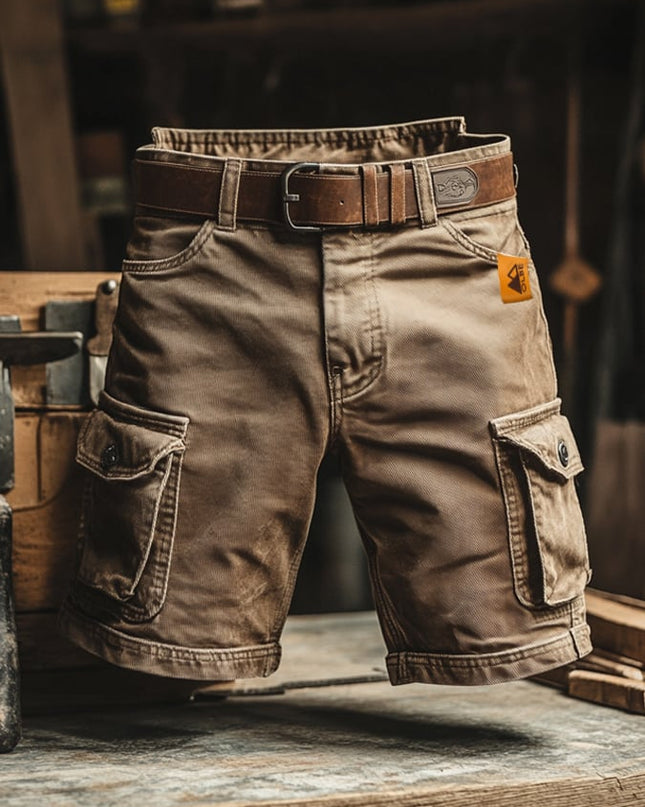 Mason | Vintage Utility Cargo Shorts for Men