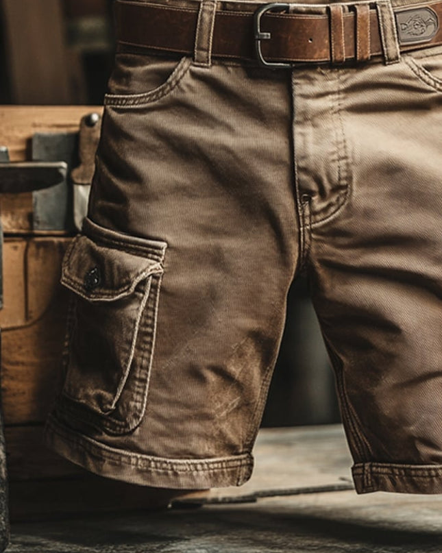 Mason | Vintage Utility Cargo Shorts for Men