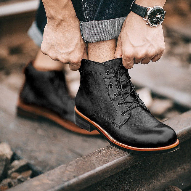Men's Ankle Boots in Regular Fit – Heritage Lace Up Style