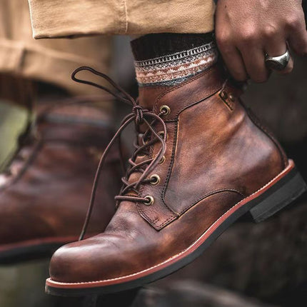 Men's Ankle Boots in Regular Fit – Heritage Lace Up Style