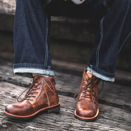 Men's Ankle Boots in Regular Fit – Heritage Lace Up Style