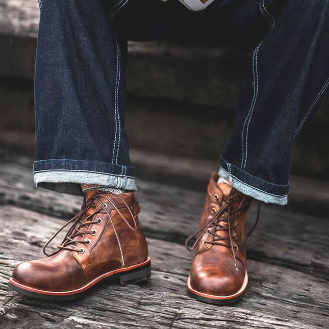 Men's Ankle Boots in Regular Fit – Heritage Lace Up Style