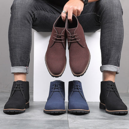 Men's Ankle Boots in Regular Fit – Lace Up Everyday Style