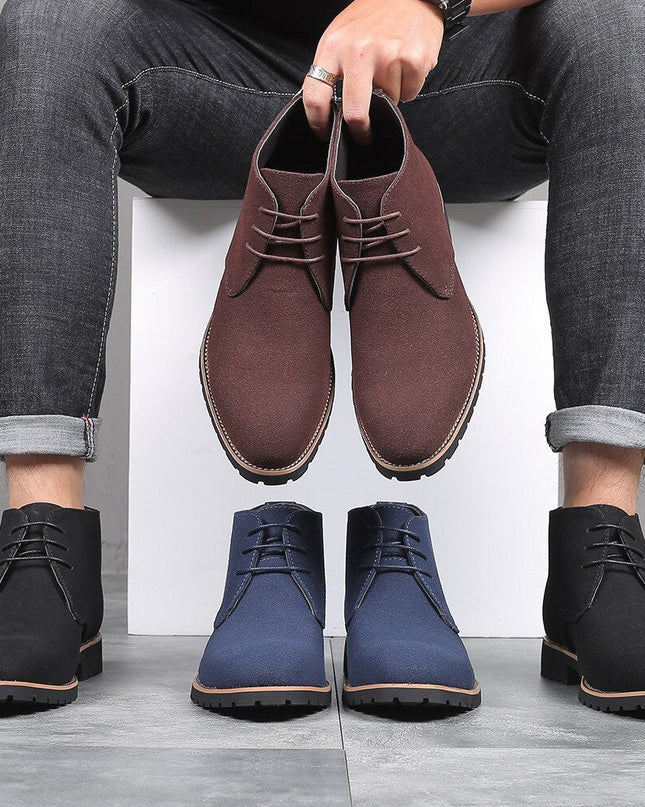 Men's Ankle Boots in Regular Fit – Lace Up Everyday Style