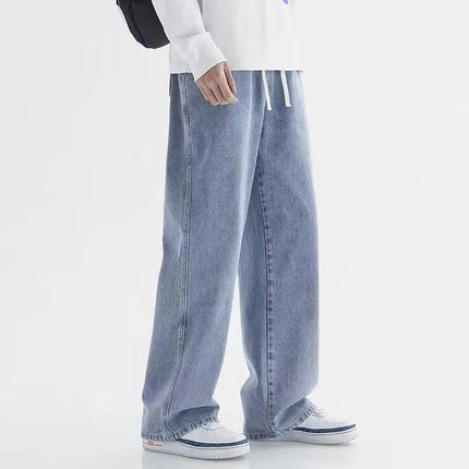 Men's Baggy Jeans – Wide Leg Drawstring Denim