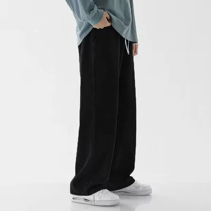 Men's Baggy Jeans – Wide Leg Drawstring Denim