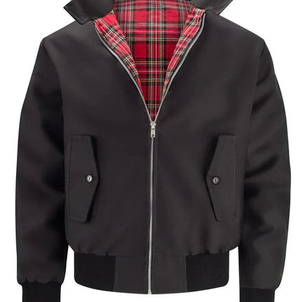 Men's Bomber Jacket in Regular Fit – Heritage-Lined Zip Layer