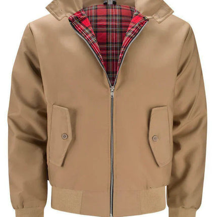 Men's Bomber Jacket in Regular Fit – Heritage-Lined Zip Layer
