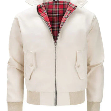 Men's Bomber Jacket in Regular Fit – Heritage-Lined Zip Layer
