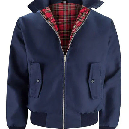 Men's Bomber Jacket in Regular Fit – Heritage-Lined Zip Layer