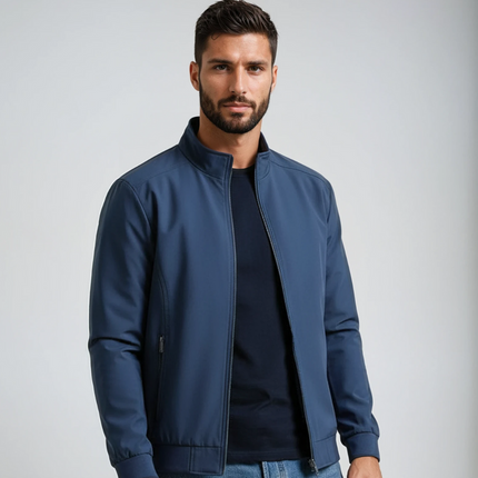 Men's Bomber Jacket in Regular Fit – Refined Lightweight Layer