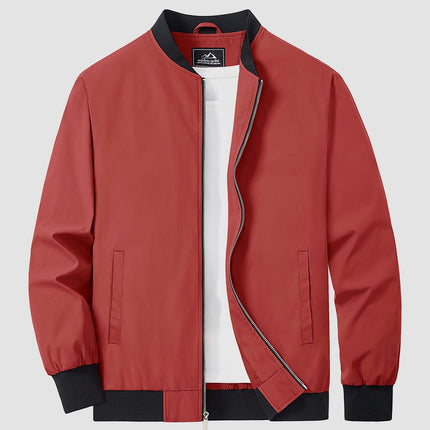 Men's Bomber Jacket in Regular Fit – Refined Lightweight Zip Layer