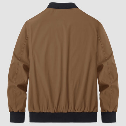 Men's Bomber Jacket in Regular Fit – Refined Lightweight Zip Layer