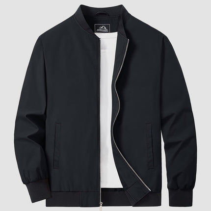Men's Bomber Jacket in Regular Fit – Refined Lightweight Zip Layer