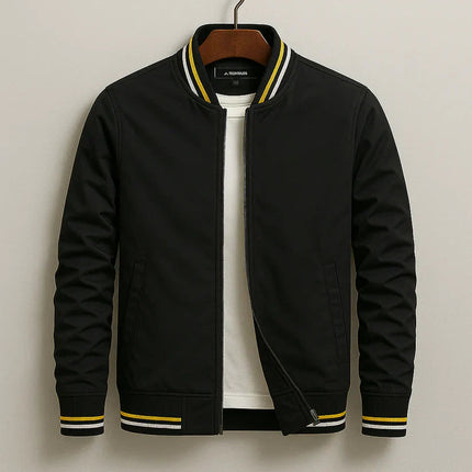 Men's Bomber Jacket in Regular Fit – Refined Zip Layer