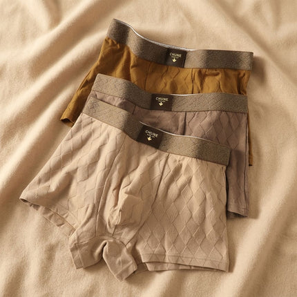 Men's Boxer Briefs – Organic Cotton Diamond Knit Comfort Set