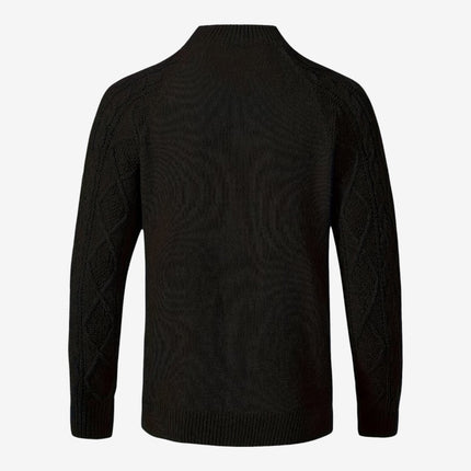 Men's Cable Knit Cardigan in Regular Fit – Heritage Button Front
