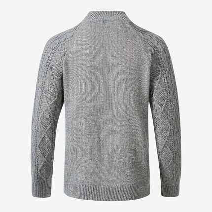 Men's Cable Knit Cardigan in Regular Fit – Heritage Button Front