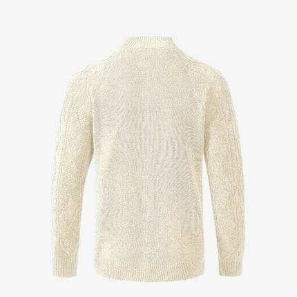 Men's Cable Knit Cardigan in Regular Fit – Heritage Button Front