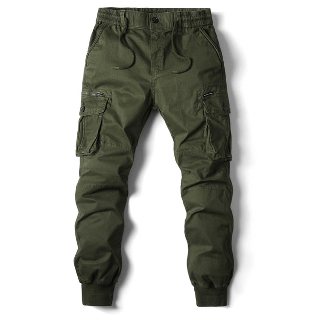 Men's Cargo Jogger Trousers – Relaxed Utility Tapered Fit