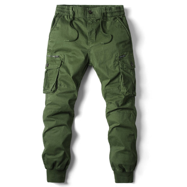 Men's Cargo Jogger Trousers – Relaxed Utility Tapered Fit