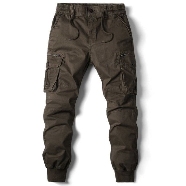 Men's Cargo Jogger Trousers – Relaxed Utility Tapered Fit
