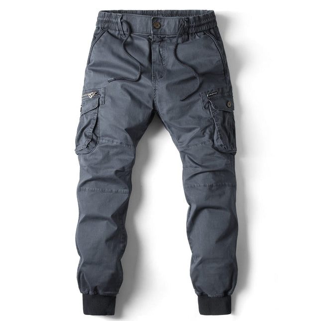 Men's Cargo Jogger Trousers – Relaxed Utility Tapered Fit