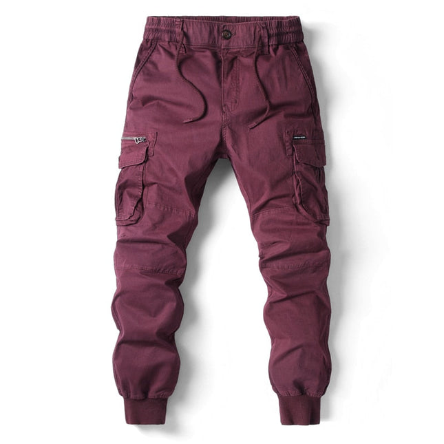 Men's Cargo Jogger Trousers – Relaxed Utility Tapered Fit