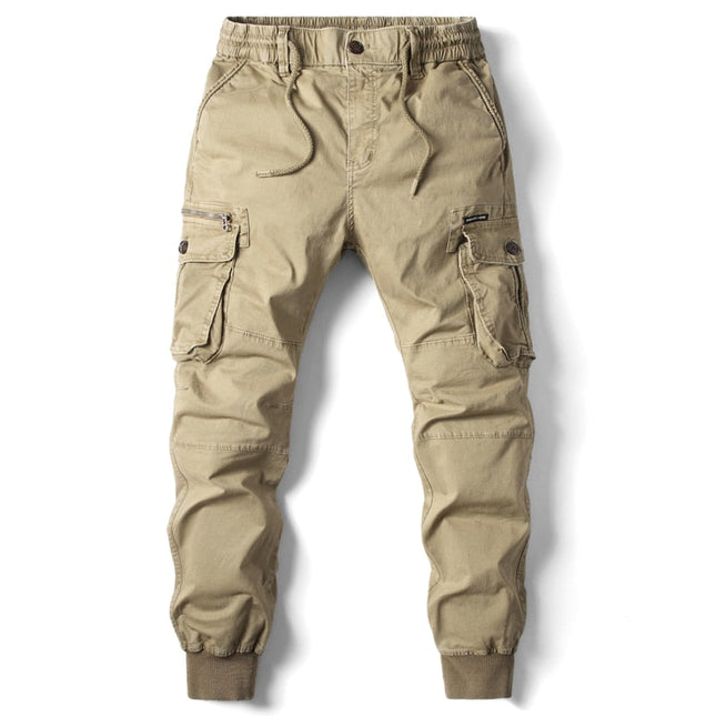 Men's Cargo Jogger Trousers – Relaxed Utility Tapered Fit
