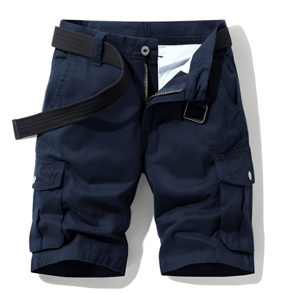Men's Cargo Shorts in Relaxed Utility Cut – Multi-Pocket Design