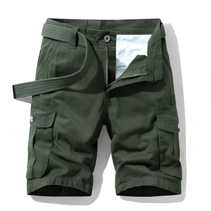 Men's Cargo Shorts in Relaxed Utility Cut – Multi-Pocket Design