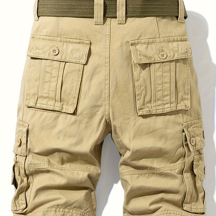 Men's Cargo Shorts in Relaxed Utility Cut – Multi-Pocket Design