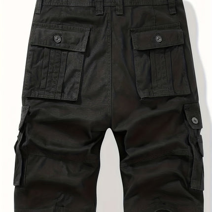 Men's Cargo Shorts in Relaxed Utility Cut – Multi-Pocket Design