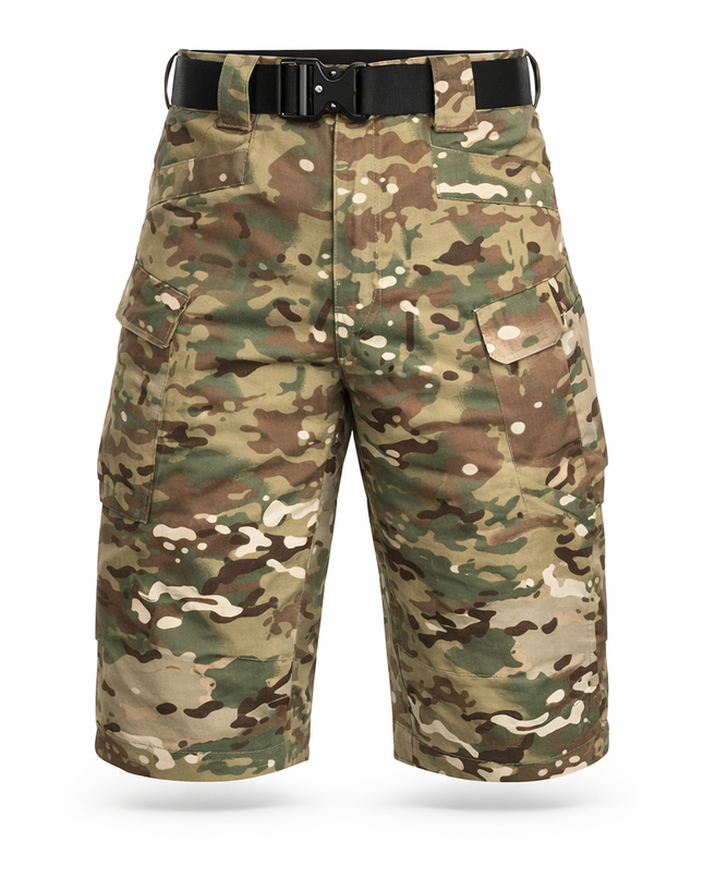 Men's Cargo Shorts – Utility Belted Outdoor Everyday Fit