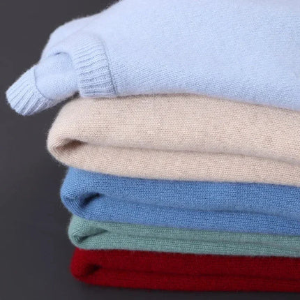 Men's Cashmere Jumper in Regular Fit – Refined Crew Neck