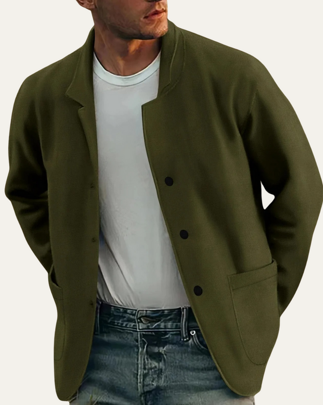 Men's Casual Blazer – Relaxed Fit Minimalist Everyday Tailoring