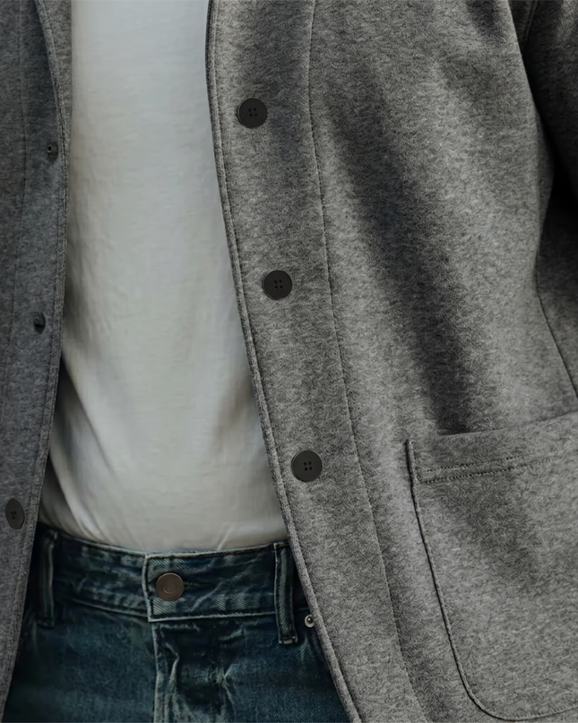 Men's Casual Blazer – Relaxed Fit Minimalist Everyday Tailoring