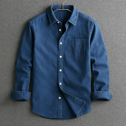 Men's Casual Shirt – Long Sleeve Button-Up Everyday Style