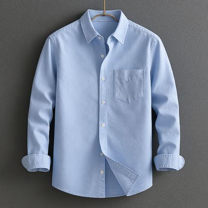 Men's Casual Shirt – Long Sleeve Button-Up Everyday Style