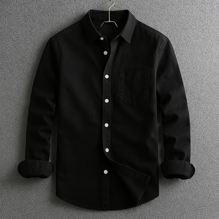 Men's Casual Shirt – Long Sleeve Button-Up Everyday Style