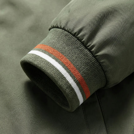 Men's Classic Bomber Jacket – Lightweight Zip-Front Everyday Layer