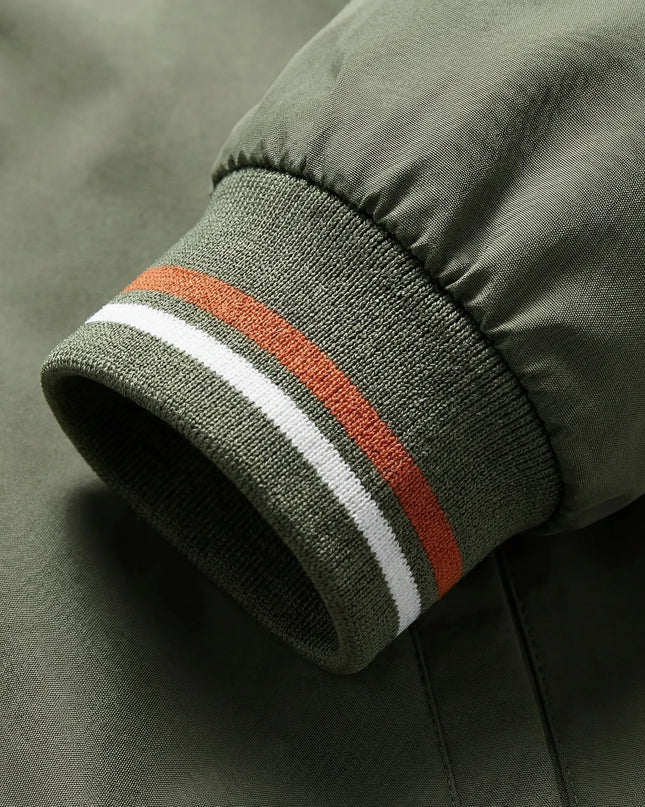 Men's Classic Bomber Jacket – Lightweight Zip-Front Everyday Layer