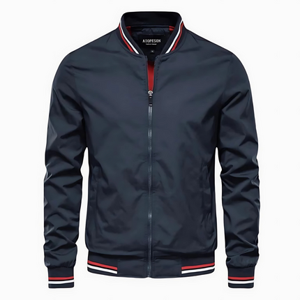 Men's Classic Bomber Jacket – Lightweight Zip-Front Everyday Layer