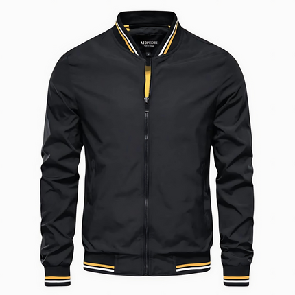 Men's Classic Bomber Jacket – Lightweight Zip-Front Everyday Layer