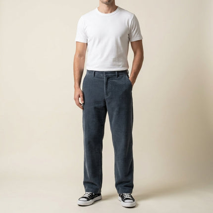 Men's Corduroy Trousers – Straight Fit Everyday Style